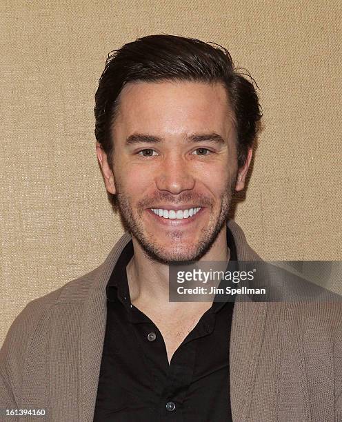 Actor Tom Pelphrey attends the "Spontaneous Construction" premiere at Guy?s American Kitchen & Bar on February 10, 2013 in New York City.