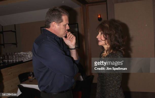 Actors Robert Newman and Susan lucci attend the "Spontaneous Construction" premiere at Guy?s American Kitchen & Bar on February 10, 2013 in New York...