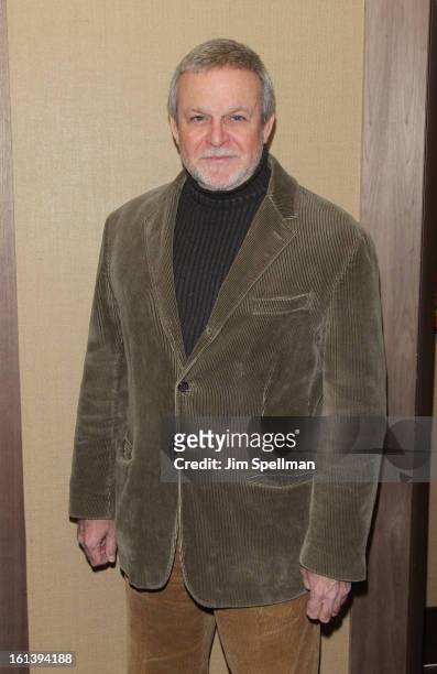 Actor Ron Raines attends the "Spontaneous Construction" premiere at Guy?s American Kitchen & Bar on February 10, 2013 in New York City.