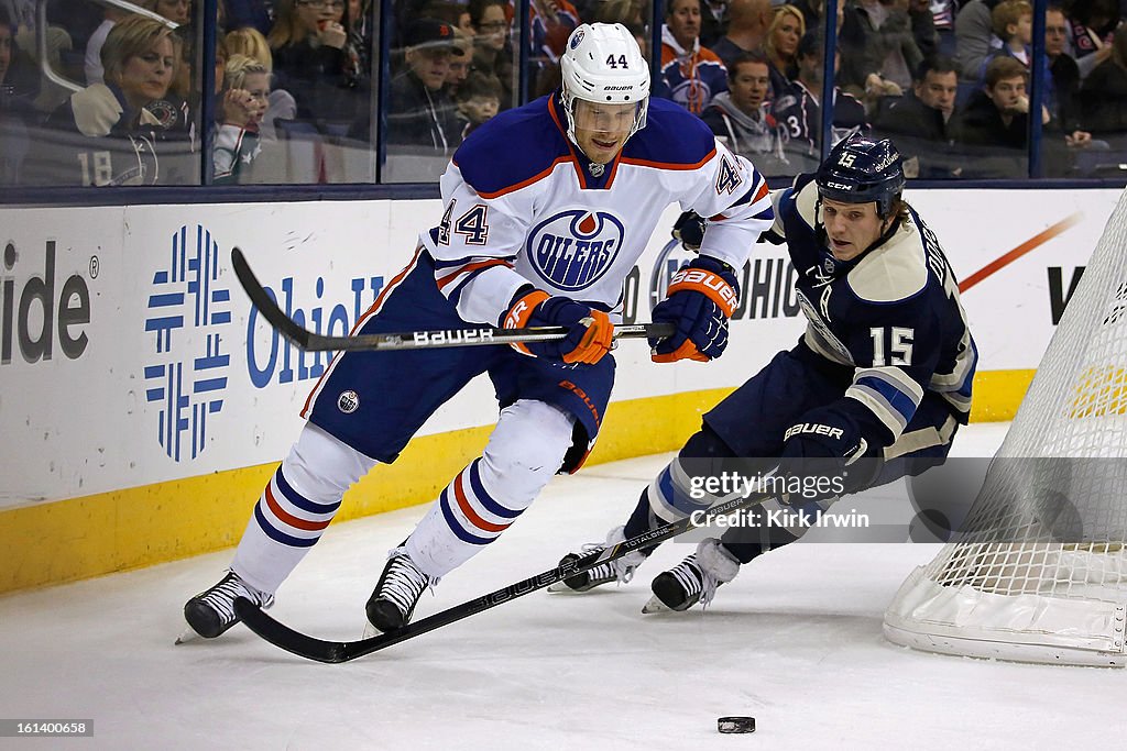 Edmonton Oilers v Columbus Blue Jackets