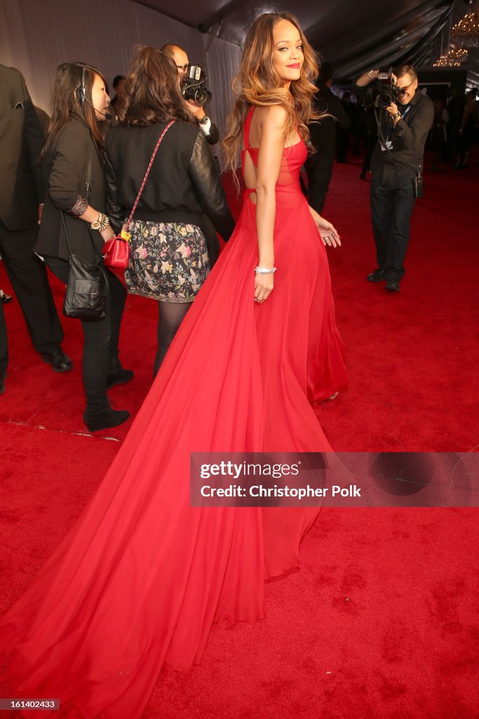 The 55th Annual GRAMMY Awards - Red Carpet