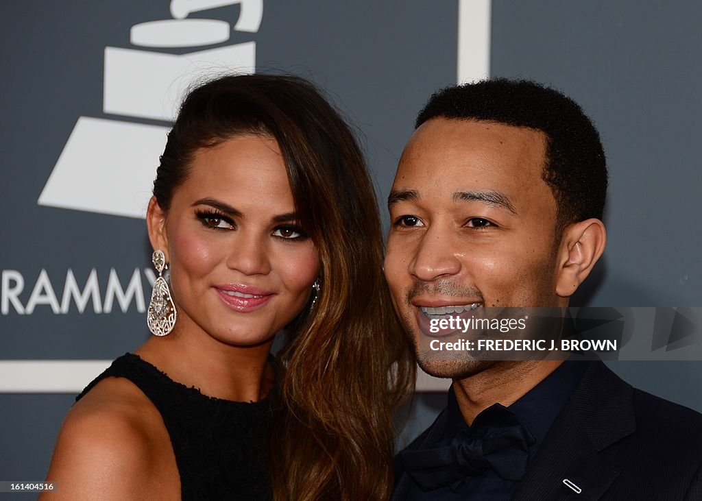 US-MUSIC-GRAMMY AWARDS-ARRIVALS