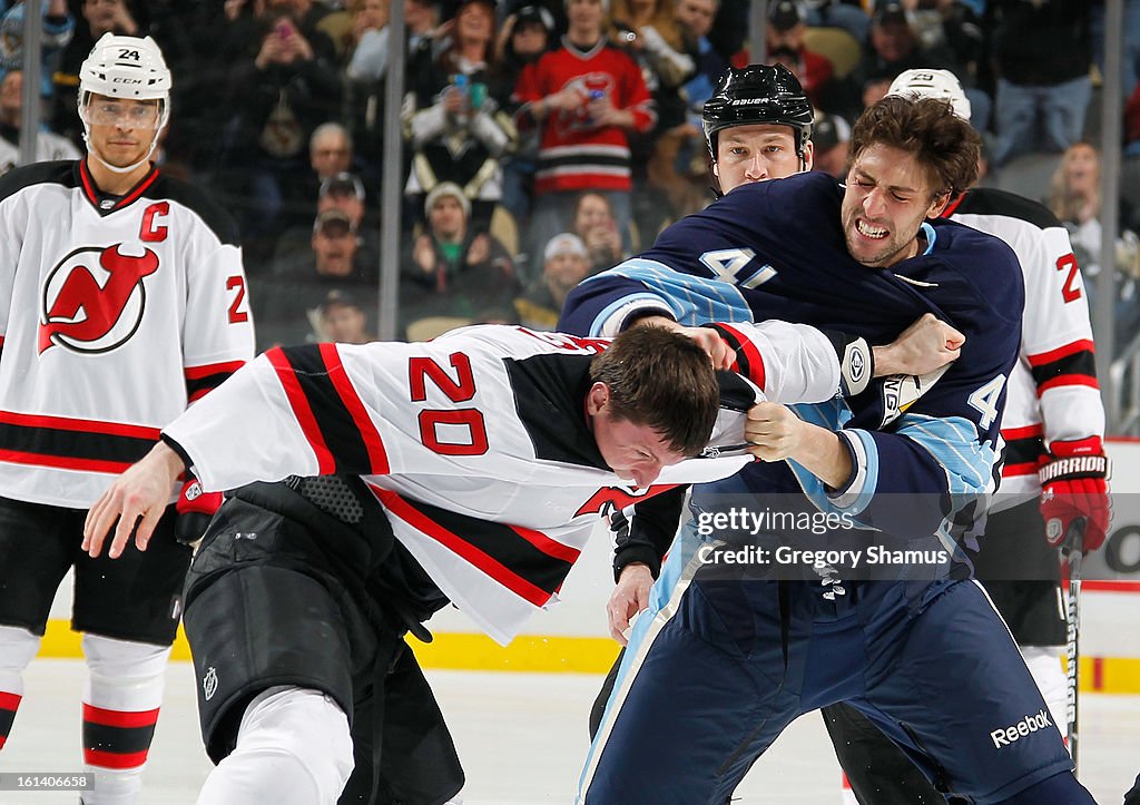 New Jersey Devils v Pittsburgh Penguins