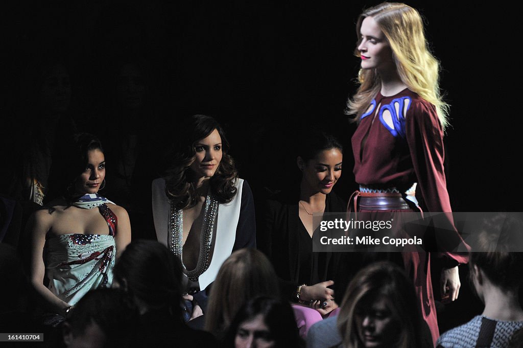 Diane Von Furstenberg - Front Row - Fall 2013 Mercedes-Benz Fashion Week