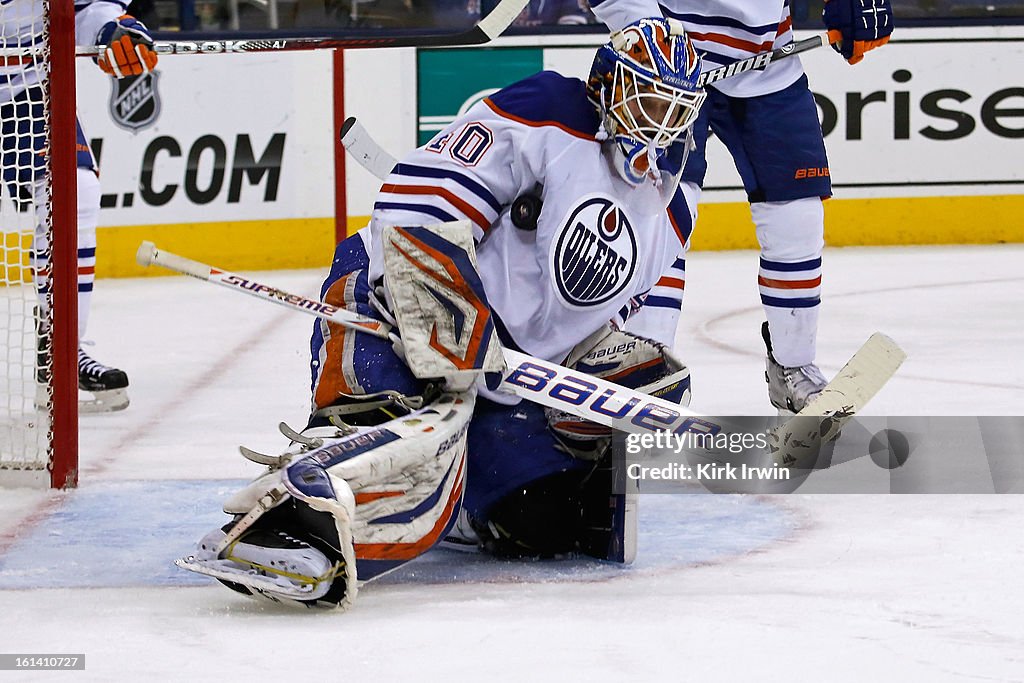 Edmonton Oilers v Columbus Blue Jackets