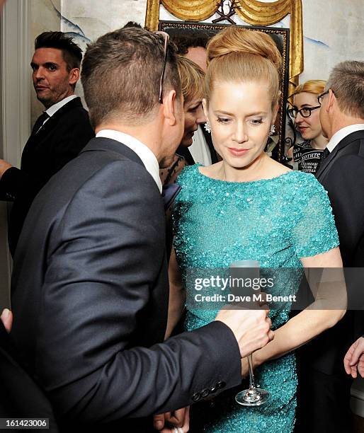 Amy Adams attends The Weinstein Company and Entertainment Film Distributors Post-BAFTA Party hosted by Chopard and Grey Goose at LouLou's on February...