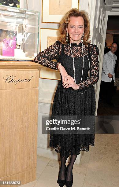 Caroline Scheufele attends The Weinstein Company and Entertainment Film Distributors Post-BAFTA Party hosted by Chopard and Grey Goose at LouLou's on...