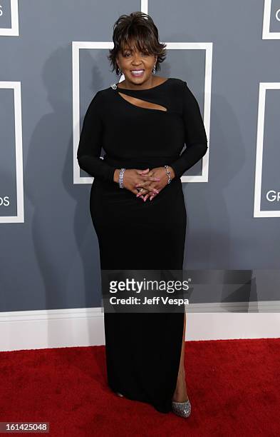 Singer Anita Baker attends the 55th Annual GRAMMY Awards at STAPLES Center on February 10, 2013 in Los Angeles, California.