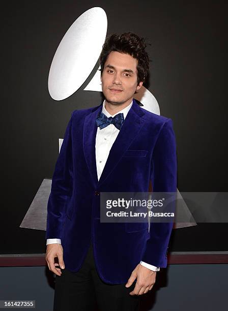 Musician John Mayer attends the 55th Annual GRAMMY Awards at STAPLES Center on February 10, 2013 in Los Angeles, California.