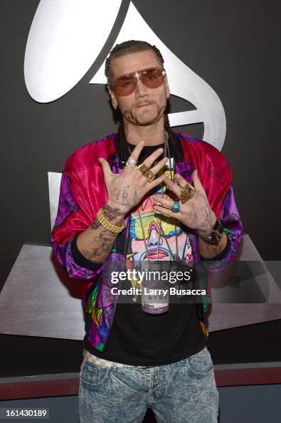 Ghetty Riff Raff Riff Raff aka Jody Christian attends the 55th Annual GRAMMY Awards at ...