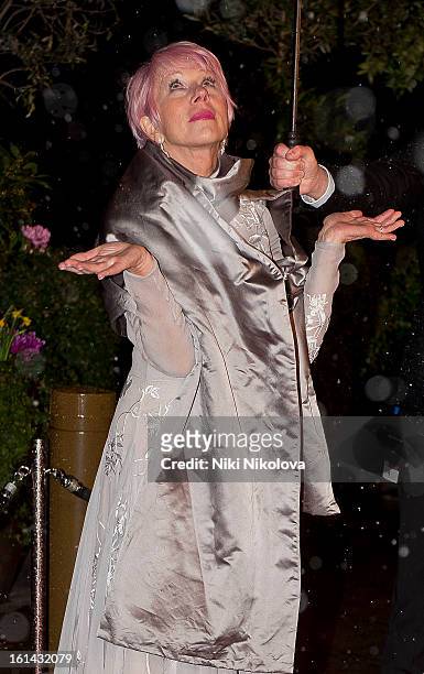 Helen Mirren sighting on February 10, 2013 in London, England.