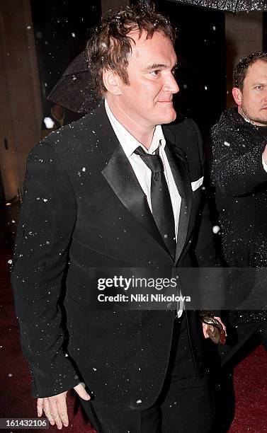 Quentin Tarantino sighting on February 10, 2013 in London, England.