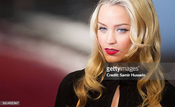 Laura Whitmore attends the EE British Academy Film Awards at The Royal Opera House on February 10, 2013 in London, England.