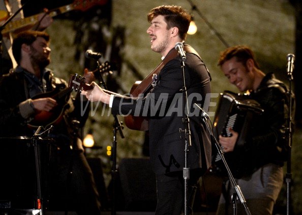 Musician Marcus Mumford of Mumford...