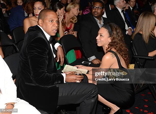 Rapper Jay-Z attends the 55th Annual GRAMMY Awards at STAPLES Center on February 10, 2013 in Los Angeles, California.