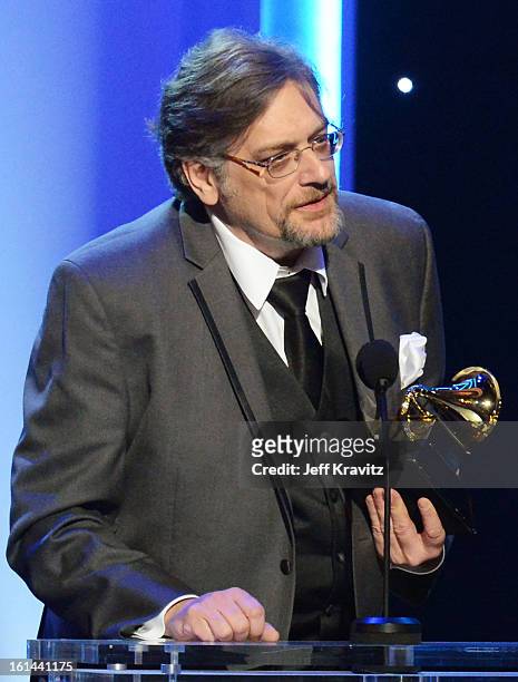 Mark Linett attends the 55th Annual GRAMMY Awards at Nokia Theatre L.A. Live on February 10, 2013 in Los Angeles, California.