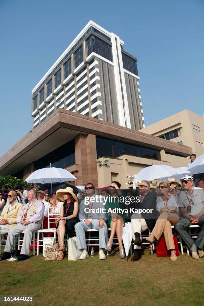 Guests at the Cartier 'Travel With Style' Concours 2013 Opening at Taj Lands End on February 10, 2013 in Mumbai, India.