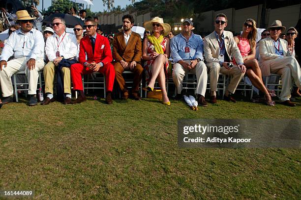 Guests and Judges attend the award ceromony at the Cartier 'Travel With Style' Concours 2013 Opening at Taj Lands End on February 10, 2013 in Mumbai,...