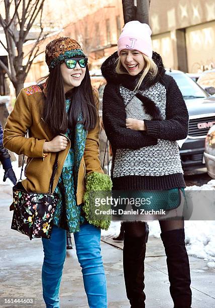 Susie Bubble seen outside the Thakoon show on February 10, 2013 in New York City.