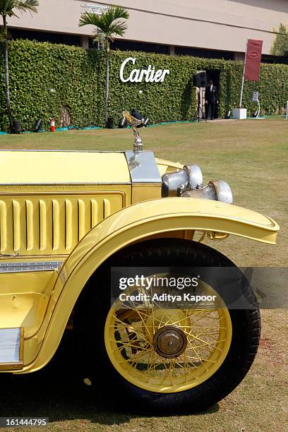 Rolls Royce Silver Ghost on display at the Cartier 'Travel With Style' Concours 2013 at Taj Lands End on February 10th 2013 in Mumbai, India.