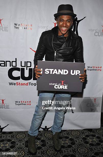 Singer Neco Starr attends the Stand Up For A Cure 2013 Concert Series and Republic Records Grammy Party at The Emerson Theatre on February 10, 2013...