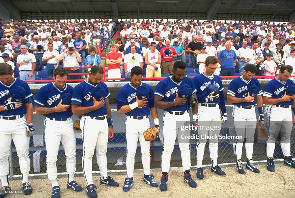 Toronto Blue Jays Paul Molitor , Derek Bell , Roberto Alomar , Joe ...