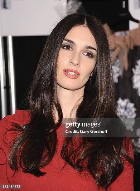 Actress Paz Vega attends Carolina Herrera during Fall 2013 Mercedes-Benz Fashion Week at The Theatre at Lincoln Center on February 11, 2013 in New...