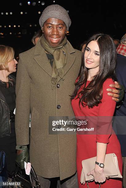 Alexander and actress Paz Vega attend the Carolina Herrera fashion showduring Fall 2013 Mercedes-Benz Fashion Week at The Theatre at Lincoln Center...