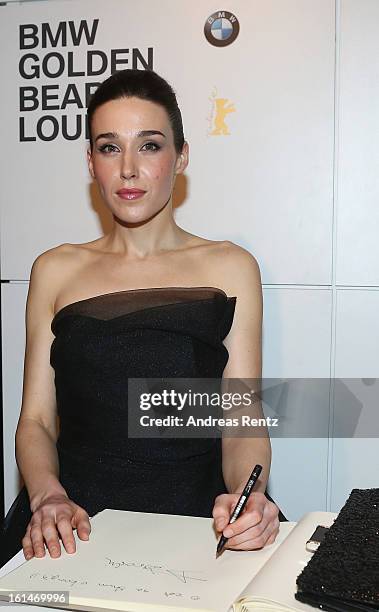 Arta Dobroshi attends 'BMW Golden Bear Lounge' at the 63rd Berlinale International Film Festival on February 11, 2013 in Berlin, Germany.