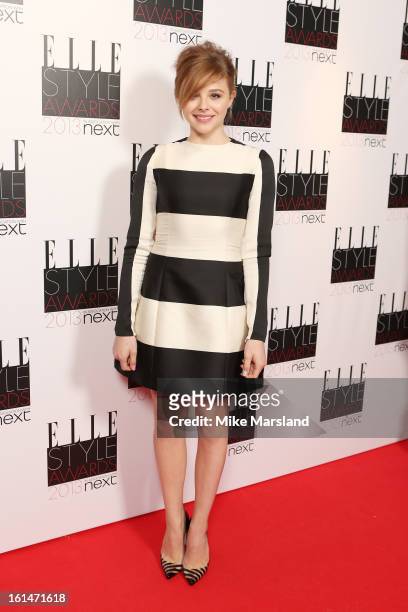 Chloe Moretz attends the Elle Style Awards 2013 at The Savoy Hotel on February 11, 2013 in London, England.