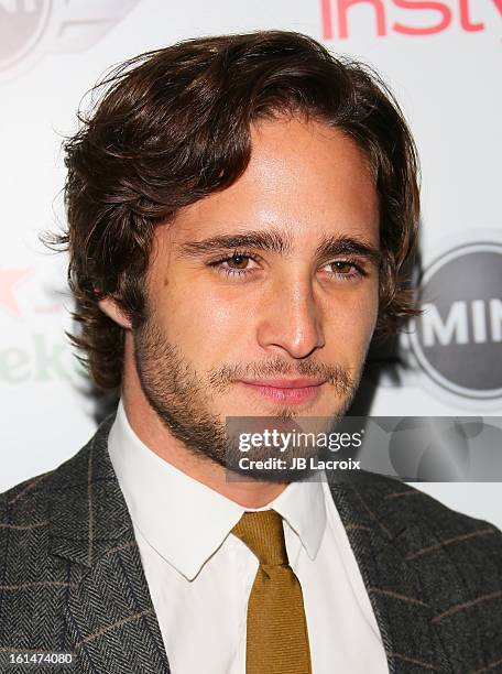 Diego Boneta attends the Warner Music Group 2013 Grammy Celebration Presented By Mini held at Chateau Marmont on February 10, 2013 in Los Angeles,...