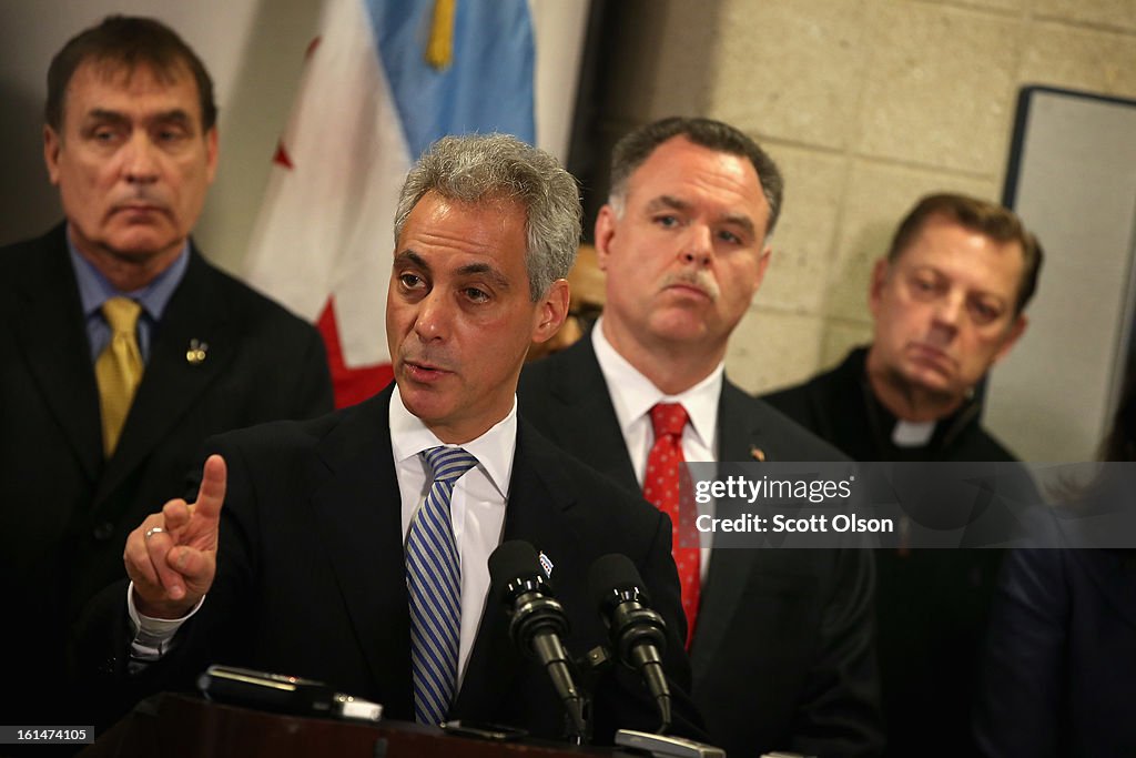 Chicago Mayor Emanuel Announces New Gun Safety Measures