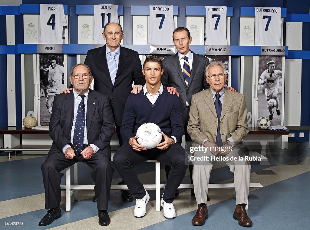 Photocall With Real Madrid's Greatest Goal Scorers