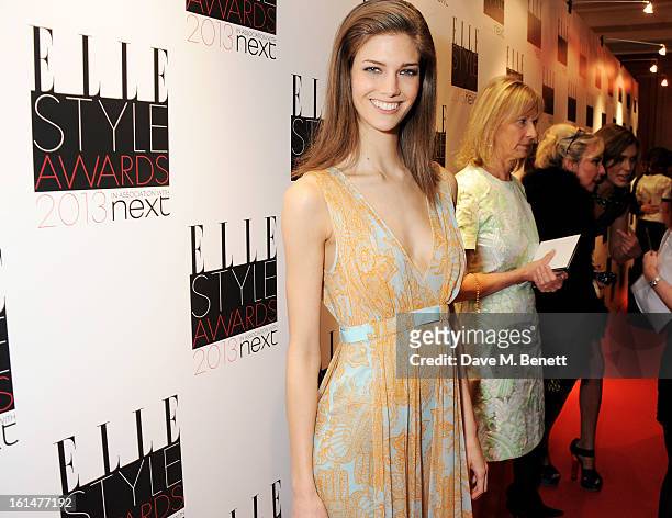 Kendra Spears arrives at the Elle Style Awards at The Savoy Hotel on February 11, 2013 in London, England.