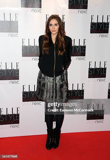 Elizabeth Olsen attends the Elle Style Awards 2013 on February 11, 2013 in London, England.