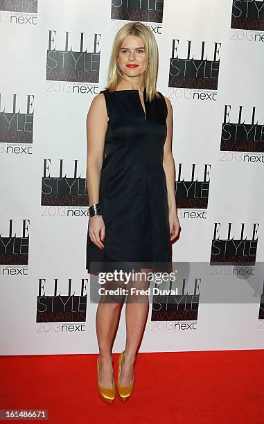 Alice Eve attends the Elle Style Awards on February 11, 2013 in London, England.