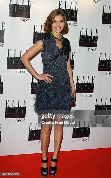 Arizona Muze attends the Elle Style Awards on February 11, 2013 in London, England.