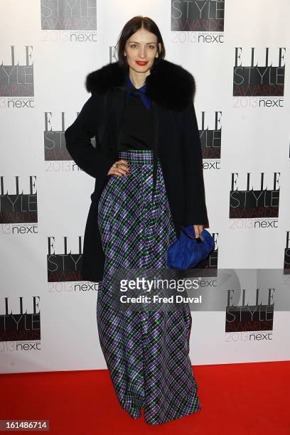 Roksanda Ilincic attends the Elle Style Awards on February 11, 2013 in London, England.