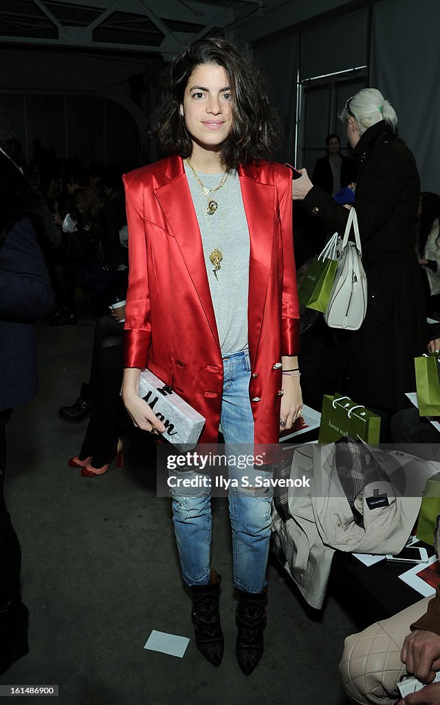 Karen Walker - Front Row - Fall 2013 Mercedes-Benz Fashion Week