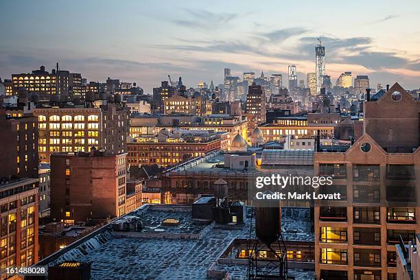 lower manhattan - lower manhattan stockfoto's en -beelden