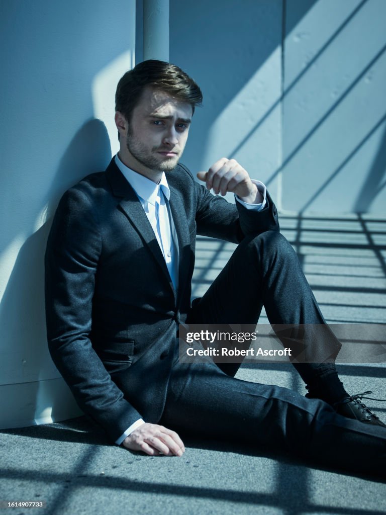 Actor Daniel Radcliffe is photographed for NY Moves Magazine on April ...