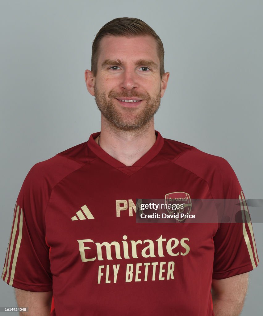 Per Mertesacker Arsenal Academy Director poses during the Arsenal U18
