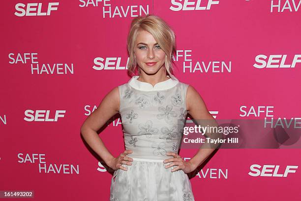 Actress Julianne Hough attends the New York screening of "Safe Haven" at Landmark Sunshine Cinema on February 11, 2013 in New York City.