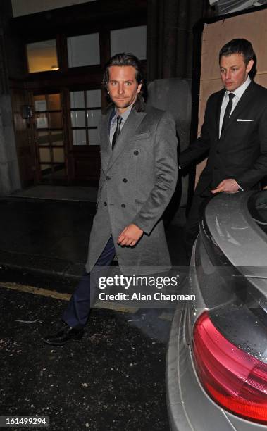 Bradley Cooper sighting at the Elle Style Awards on February 11, 2013 in London, England.