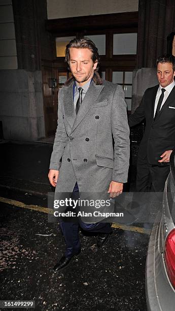 Bradley Cooper sighting at the Elle Style Awards on February 11, 2013 in London, England.