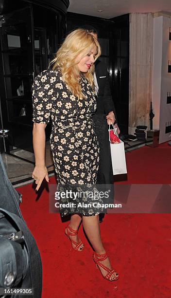 Amanda de Cadenet sighting at the Elle Style Awards on February 11, 2013 in London, England.