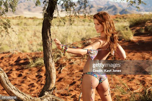 Swimsuit Issue 2013: Model Cintia Dicker poses for the 2013 Sports Illustrated Swimsuit issue on June 11, 2012 in Namibia. PUBLISHED IMAGE. CREDIT...