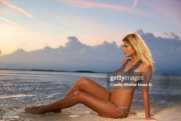 Swimsuit Issue 2013: Model Kate Upton poses for the 2013 Sports Illustrated Swimsuit issue on December 21, 2012 in Great Exuma Island, Bahamas....