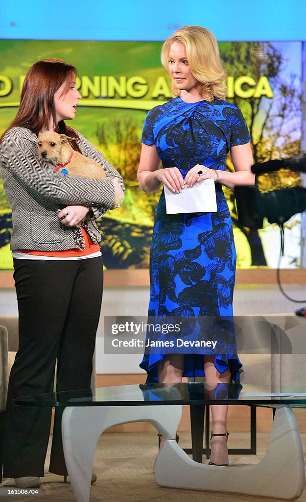 Katherine Heigl Visits ABC's "Good Morning America"