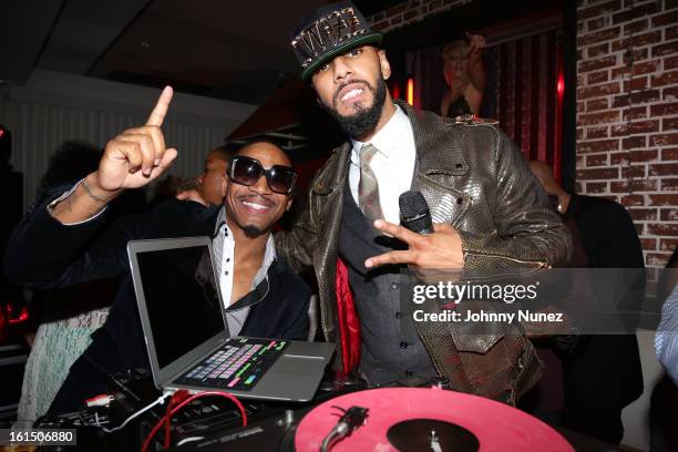 Stevie J and Swizz Beatz attend House Of Hype Monster Grammy Party at House Of Hype on February 10, 2013 in Los Angeles, California.